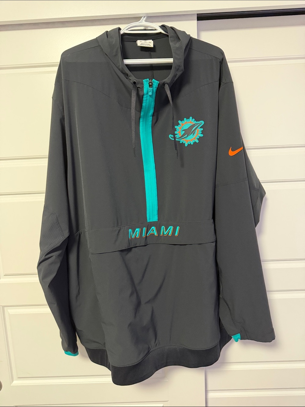 Miami Dolphins Rivals Anorak Jacket 4XL
